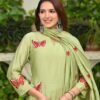Mal Chanderi Farsi Salwar 3PC Set