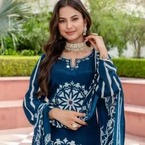 Stylish Natural Crepe 3PC Set