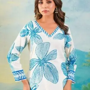 Rayon Kurta Palazzo Set