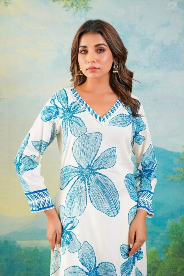 Rayon Kurta Palazzo Set