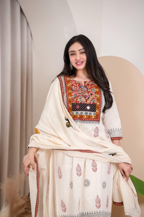 Stylish Kalamkari 3PC Suit