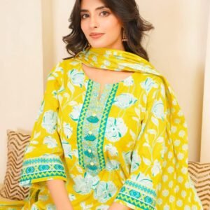 Cotton 3Pc Suit Set