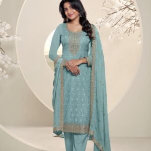 Organza Party Wear Suit