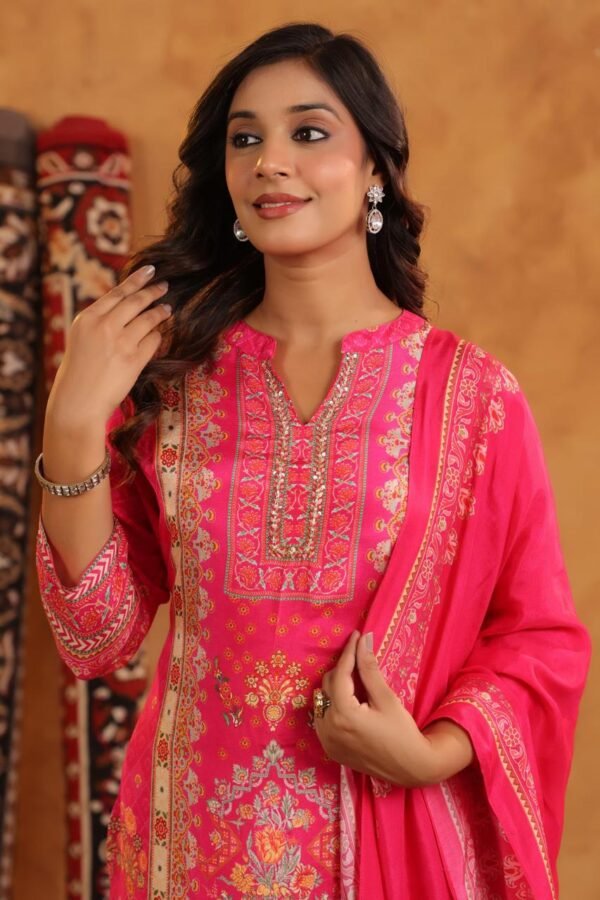 Pure Muslin Garara Suit Set