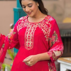 Crepe A-Line 3PC Suit Set