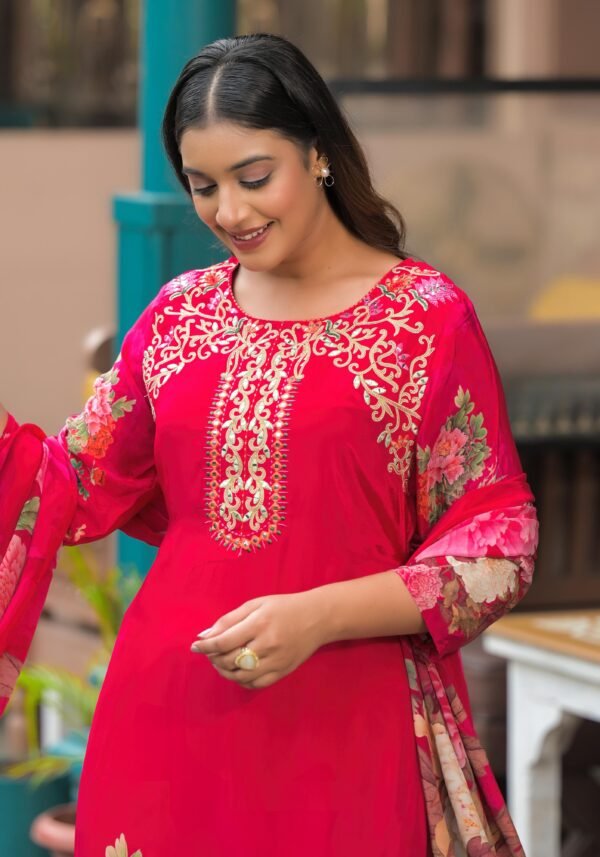 Crepe A-Line 3PC Suit Set
