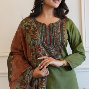 Kalamkari 3PC Suit Set