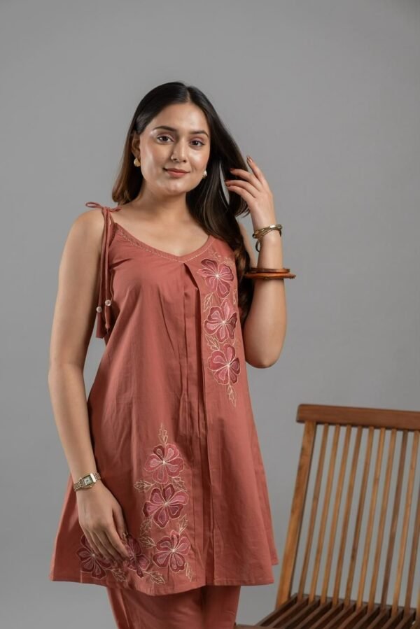 Spaghetti Style Cotton Co-ord Set