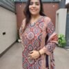 Pure Muslin Ajrakh 3PC Set