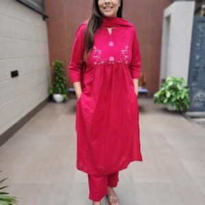Cotton 3PC Suit Set