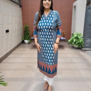 Cotton Kurta with Handwork Detailing