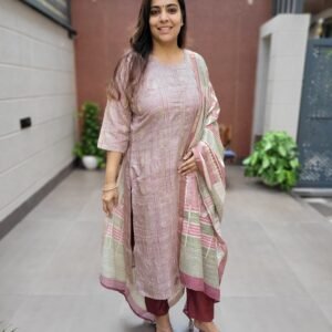 3PC Set with Zari & Badla Work