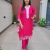 V-Neck Pure Organza 3PC Set