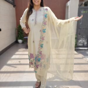 Tissue Semi-Partywear 3PC Suit Set