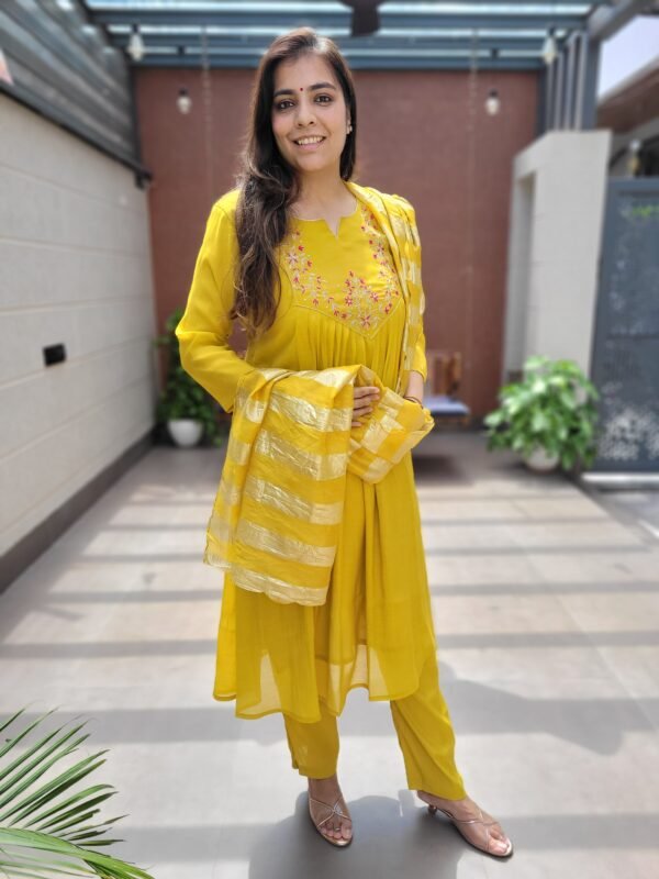 Mul Chanderi 3PC Suit Set