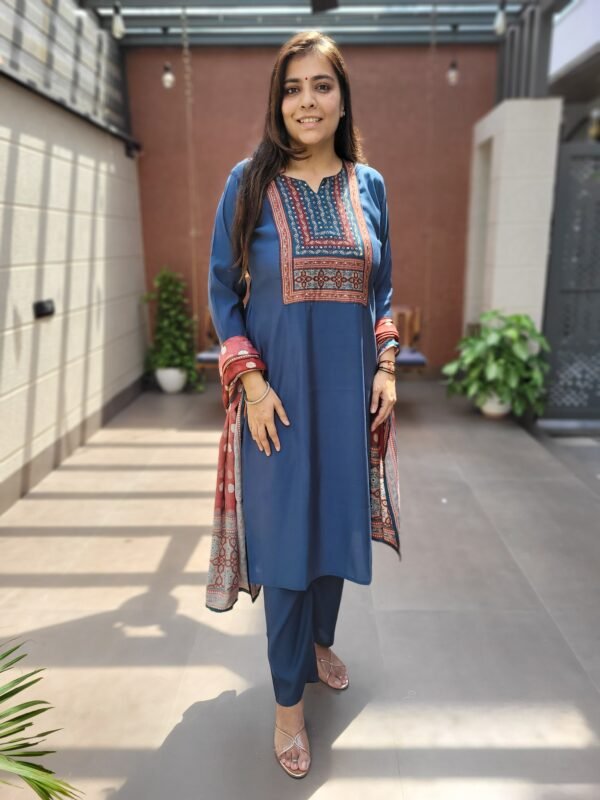 Modal Muslin 3PC Suit Set