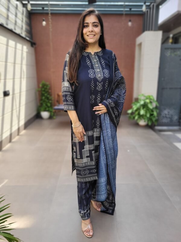 Modal Muslin 3PC Suit Set