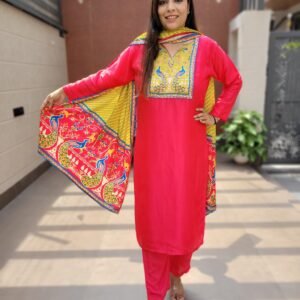 Premium Russian Silk Party Suit