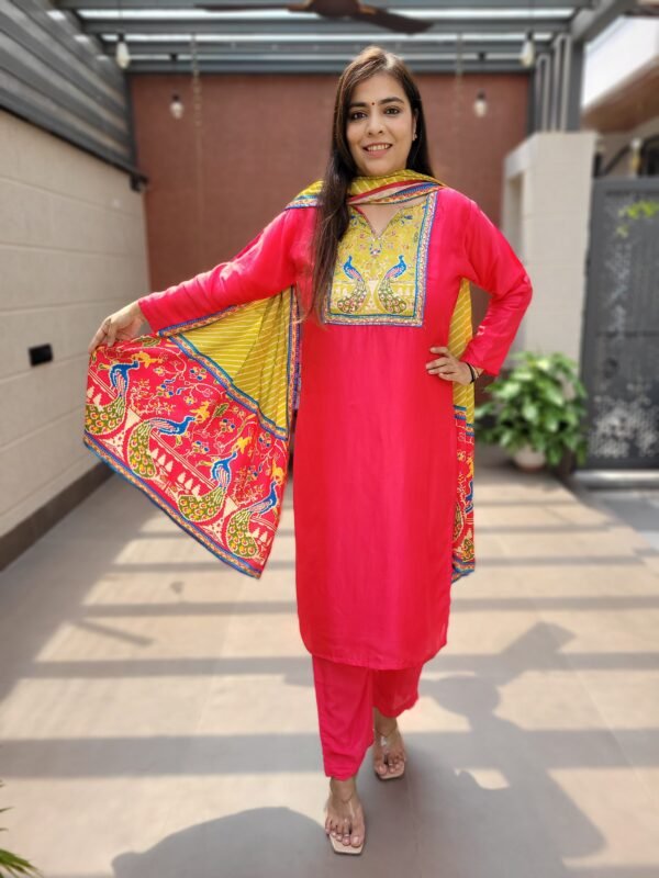 Premium Russian Silk Party Suit