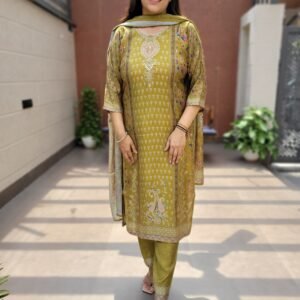 Modal Muslin Semi Partywear