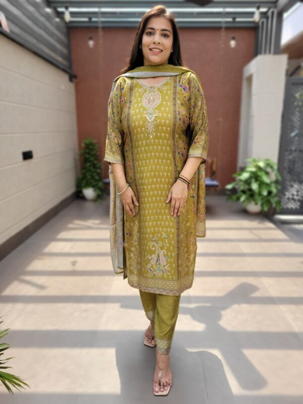 Modal Muslin Semi Partywear