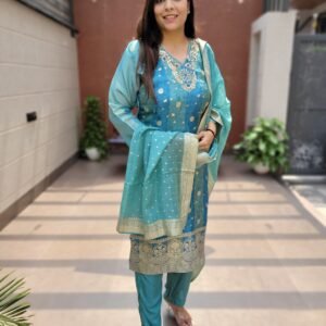 3PC Suit Set with Heavy Handwork