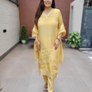 Tissue Shimmer Partywear 3PC Suit Set