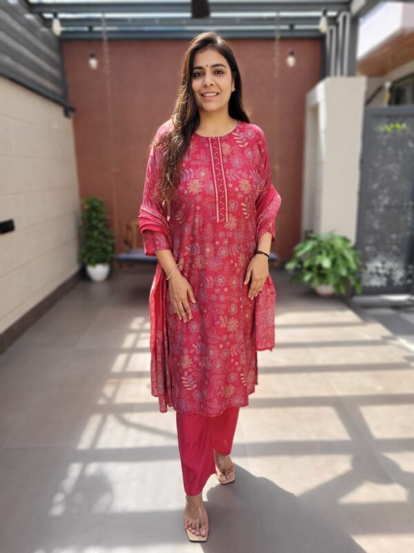 Modal Muslin 3PC Suit Set