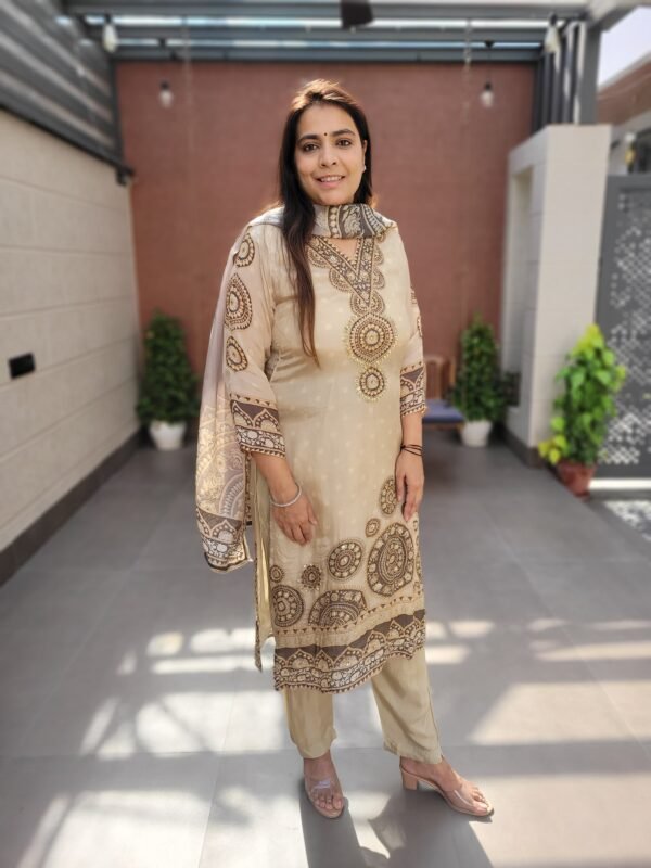 Organza Partywear 3PC Suit Set