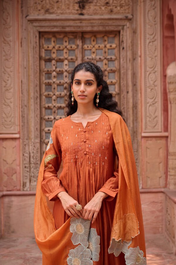 Mul Chanderi Suit Set