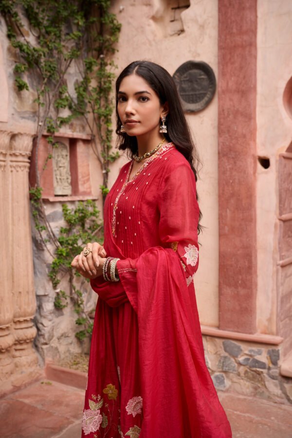 Mul Chanderi Suit Set