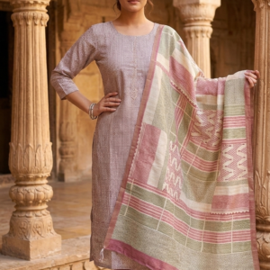 3PC Set with Zari & Badla Work