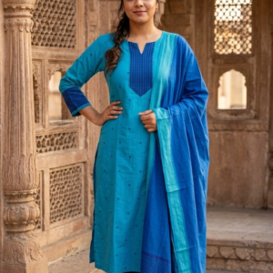 Handloom Cotton 3PC Suit Set