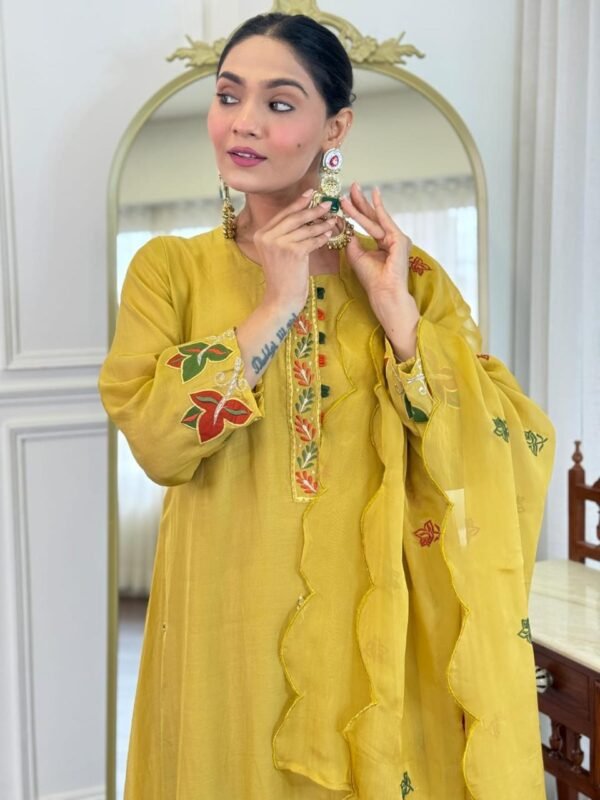 A-Line Mul Chanderi
