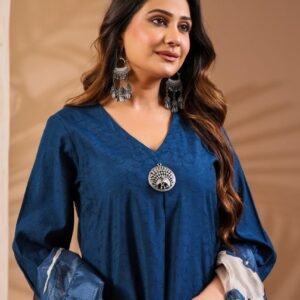 Modal Self Weaving 3PC Suit Set