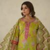 Cotton 3PC Suit Set with Zari Work