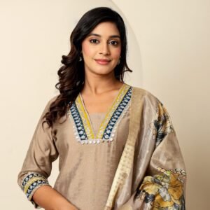 Raw Silk 3PC Suit Set