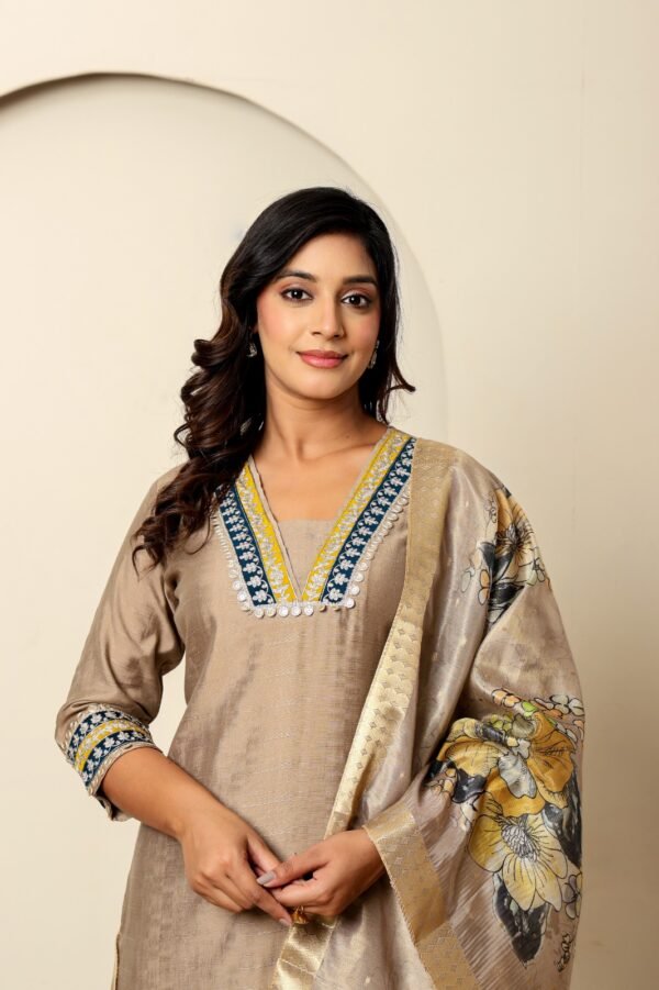 Raw Silk 3PC Suit Set