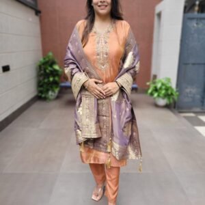 Kanjivaram 3PC Suit Set