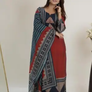 Modal Muslin 3PC Suit Set