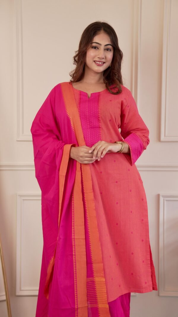 Handloom Cotton 3PC Suit Set