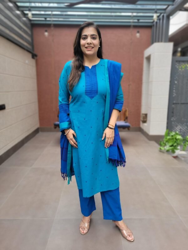Handloom Cotton 3PC Suit Set
