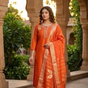 Dola Silk Handwork 3PC