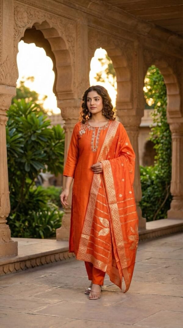 Dola Silk Handwork 3PC