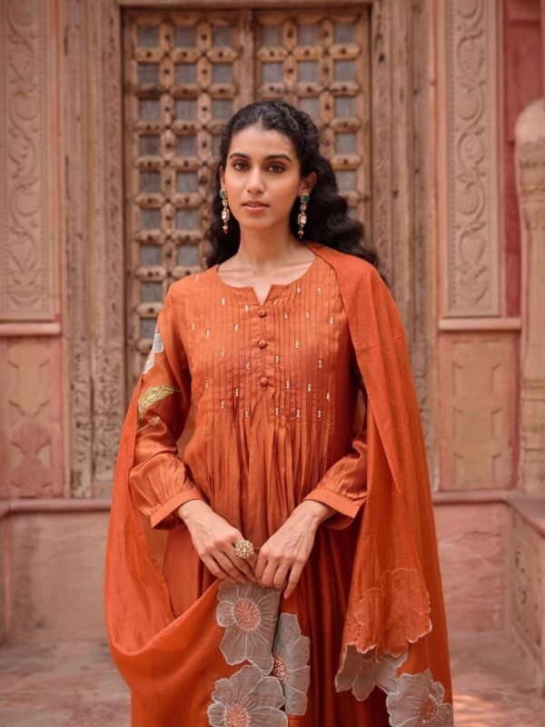 Mul Chanderi Suit Set