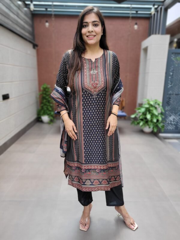 Modal Muslin 3PC Suit Set