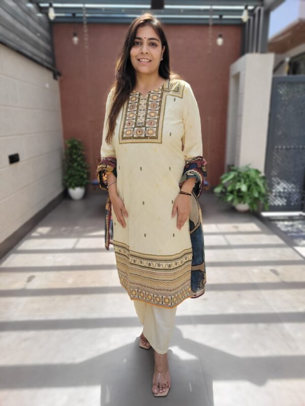 Linen Flex Kalamkari 3PC Set