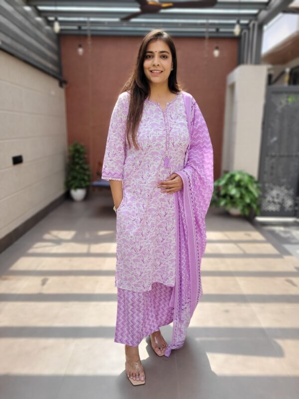 Cotton 3PC Set with Handwork