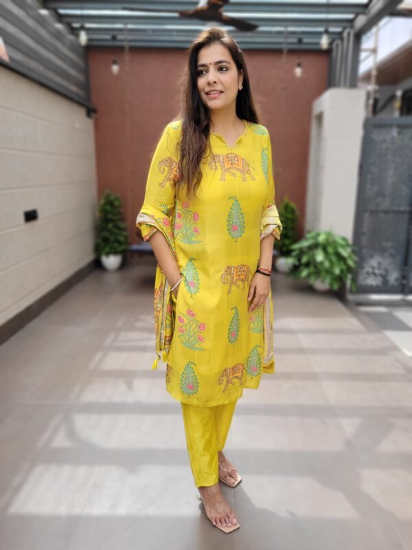 Pure Muslin 3PC Suit Set