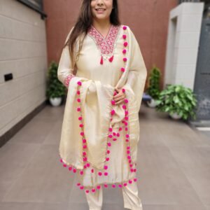 3PC Suit Set in Tissue Shimmer